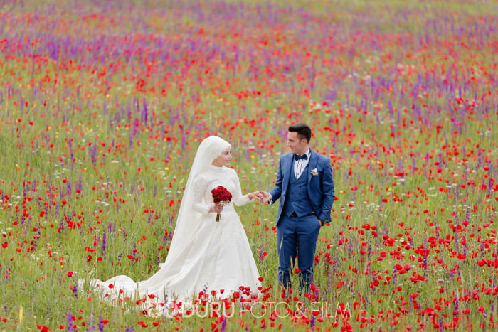 gulsum mehmet beysehir golu dugun fotograflari tesettur dugun pozlari 04