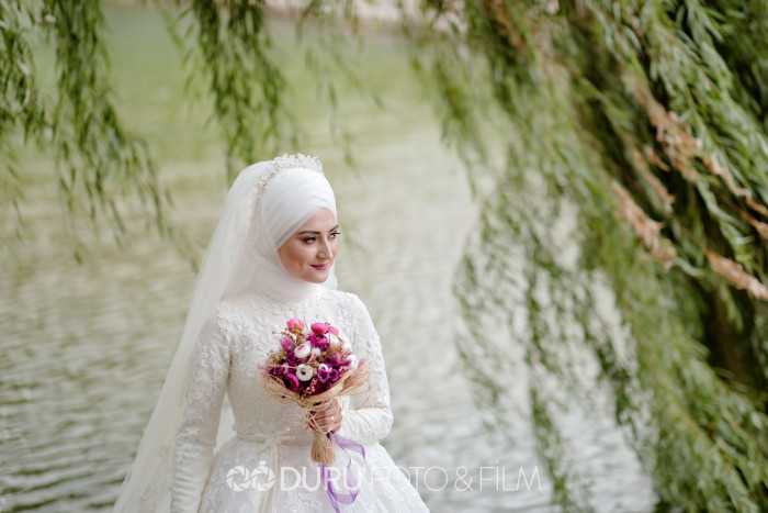 damla mevlut beysehir dis cekim dugun fotograflari tesettur dugun pozlari 12