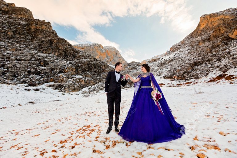 Duygu & Oğuzhan   Ereğli Kış Mevsiminde Karda Nişan Fotoğrafları 01