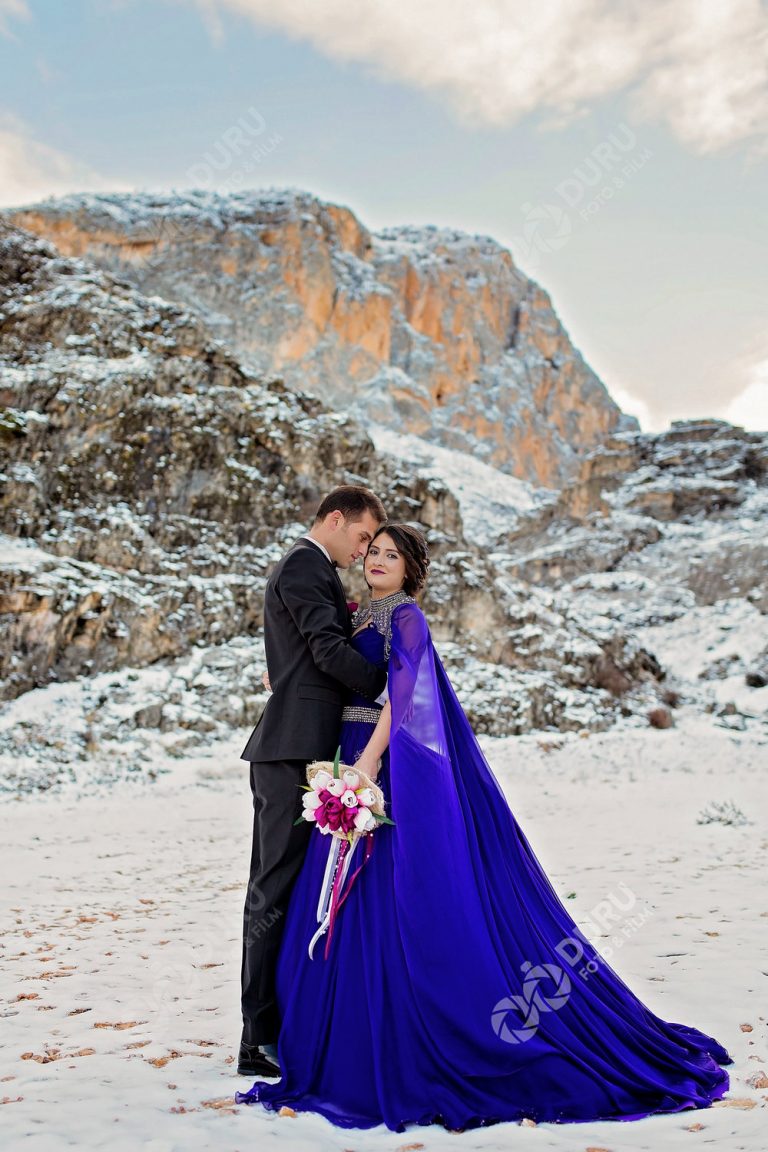 Duygu & Oğuzhan   Ereğli Kış Mevsiminde Karda Nişan Fotoğrafları 02