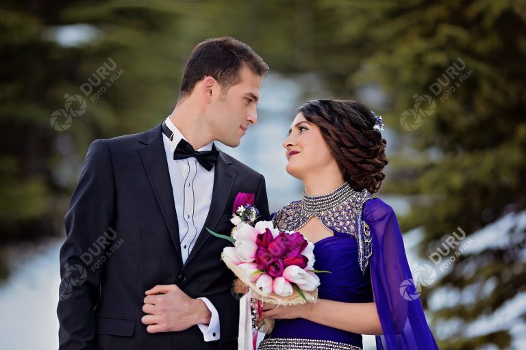 Duygu & Oğuzhan   Ereğli Kış Mevsiminde Karda Nişan Fotoğrafları 05