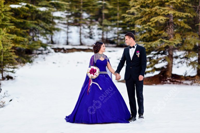 Duygu & Oğuzhan   Ereğli Kış Mevsiminde Karda Nişan Fotoğrafları 10