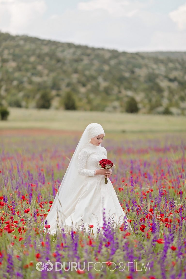 Gülsüm & Mehmet Beyşehir Gölü Düğün Fotoğrafları Tesettür Düğün Pozları 01