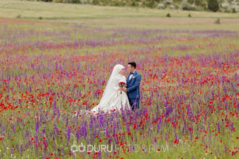 Gülsüm & Mehmet Beyşehir Gölü Düğün Fotoğrafları Tesettür Düğün Pozları 02