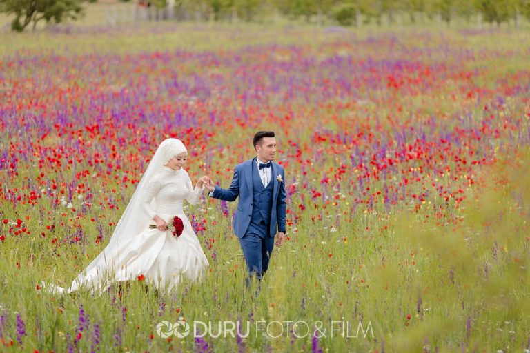 Gülsüm & Mehmet Beyşehir Gölü Düğün Fotoğrafları Tesettür Düğün Pozları 03