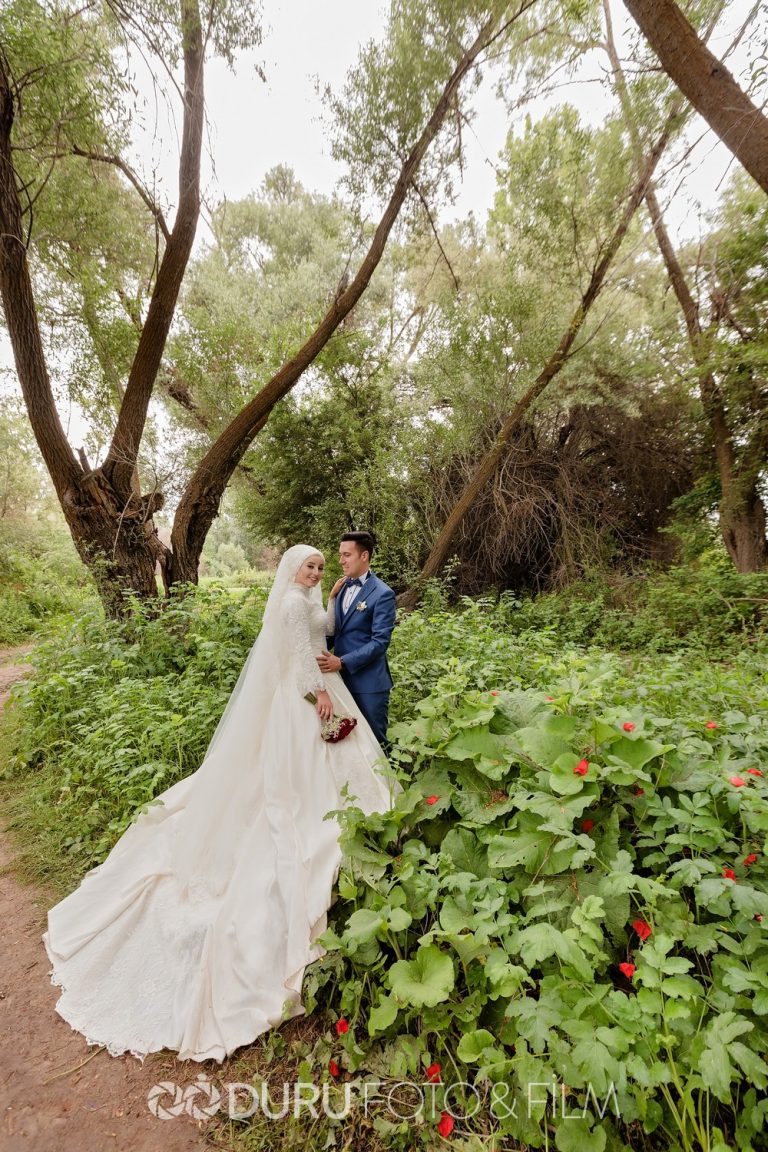 Gülsüm & Mehmet Beyşehir Gölü Düğün Fotoğrafları Tesettür Düğün Pozları 11