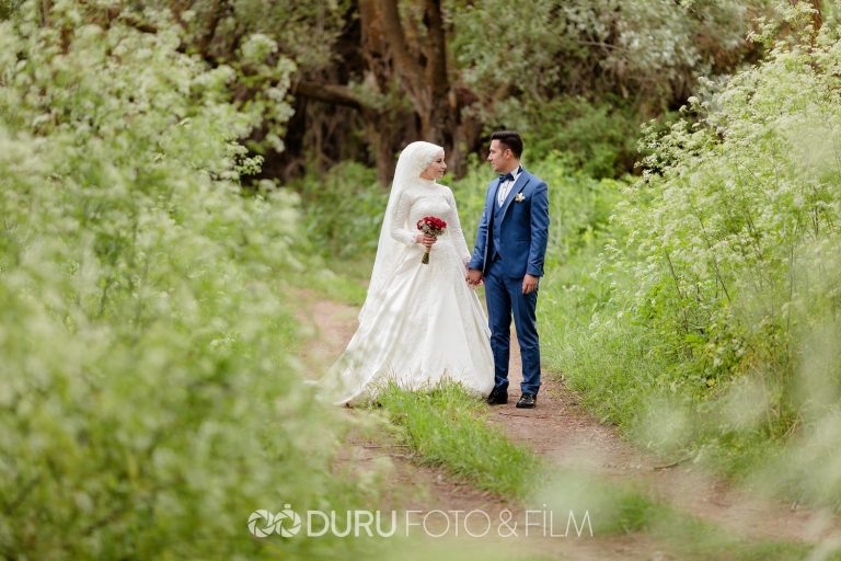 Gülsüm & Mehmet Beyşehir Gölü Düğün Fotoğrafları Tesettür Düğün Pozları 13