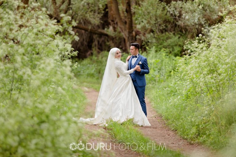 Gülsüm & Mehmet Beyşehir Gölü Düğün Fotoğrafları Tesettür Düğün Pozları 14