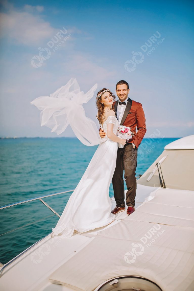 Özge & Ersin   Antalya Düğün Hikayesi   Denizde Düğün Fotoğrafları 07