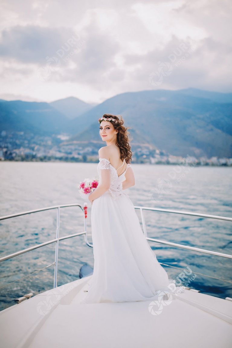 Özge & Ersin   Antalya Düğün Hikayesi   Denizde Düğün Fotoğrafları 09