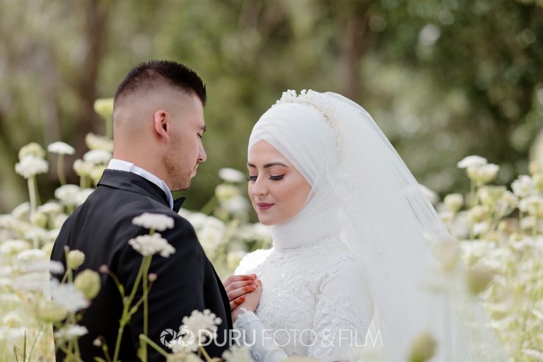 Damla & Mevlüt   Beyşehir Dış Çekim Düğün Fotoğrafları   Tesettür Düğün Pozları   05