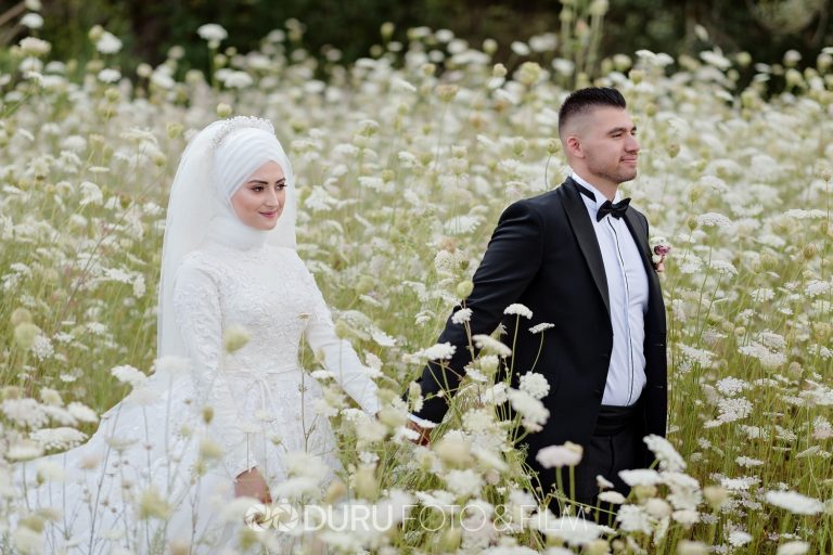 Damla & Mevlüt   Beyşehir Dış Çekim Düğün Fotoğrafları   Tesettür Düğün Pozları   08