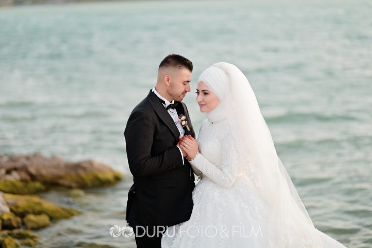 Damla & Mevlüt   Beyşehir Dış Çekim Düğün Fotoğrafları   Tesettür Düğün Pozları   29