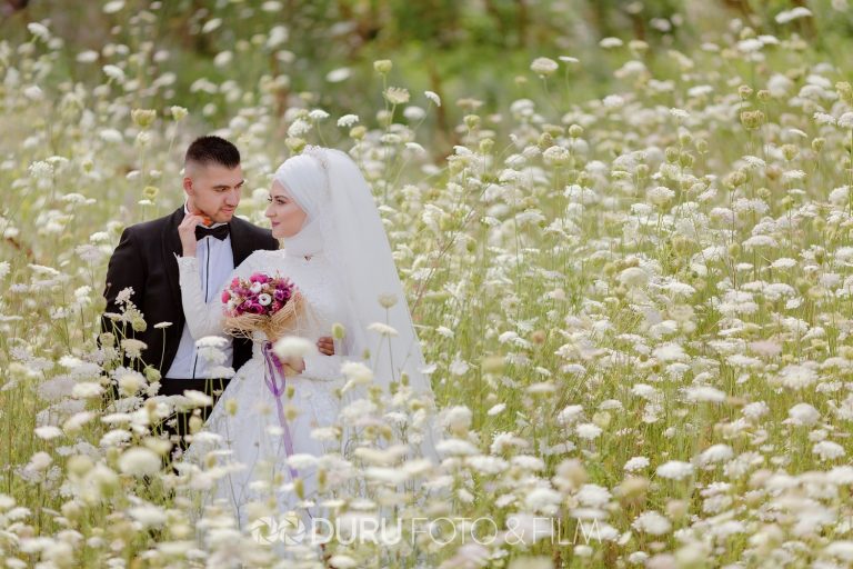 Damla & Mevlüt   Beyşehir Dış Çekim Düğün Fotoğrafları   Tesettür Düğün Pozları   30