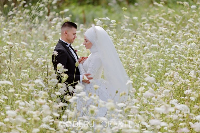 Damla & Mevlüt   Beyşehir Dış Çekim Düğün Fotoğrafları   Tesettür Düğün Pozları   31