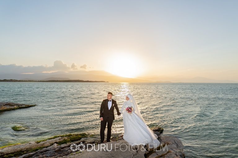 Damla & Mevlüt   Beyşehir Dış Çekim Düğün Fotoğrafları   Tesettür Düğün Pozları   35