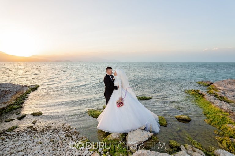 Damla & Mevlüt   Beyşehir Dış Çekim Düğün Fotoğrafları   Tesettür Düğün Pozları   36