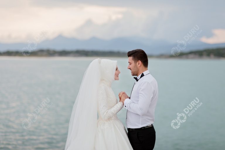 Beyşehir Dış Çekim Düğün Fotoğrafları ve Tesettür Düğün Pozları 2019   En İyi Düğün Fotoğrafçıları   Duru Foto Film   İlknur & Abdurrahman 34