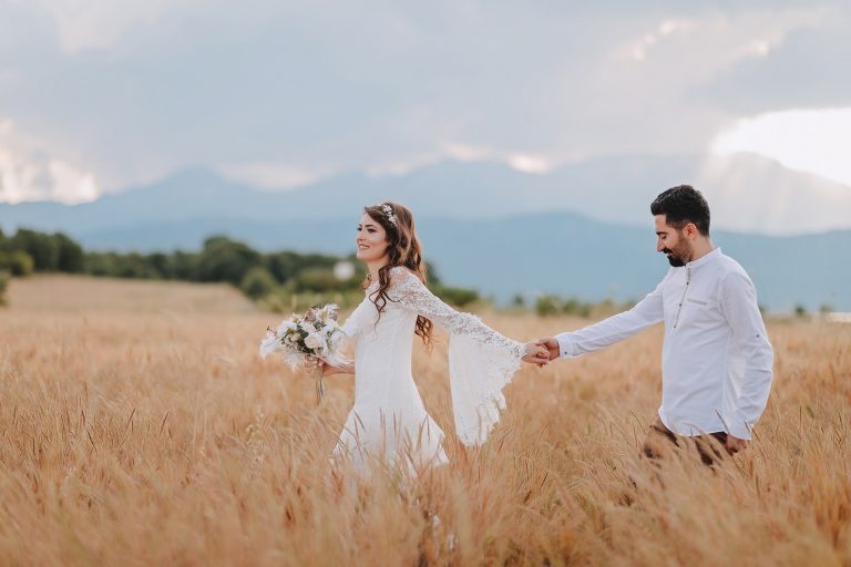 Konya Düğün Fotoğrafçısı Buğday Tarlası